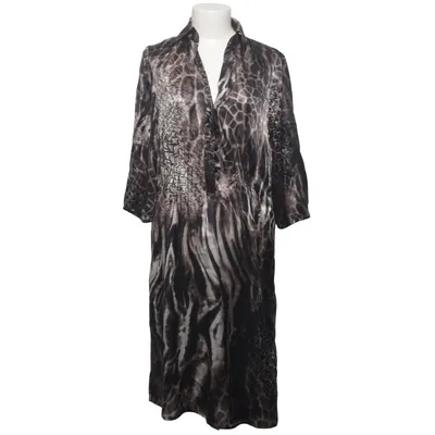Dress (Black, Gray) from Hauber Silk