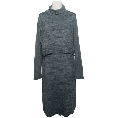 Robe d'allaitement (Bleu, Gris) de Gap Maternity Élasthane, Polyester, Viscose