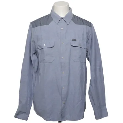 Shirt (Blauw, Grijs) van DePalma Workwear Katoen