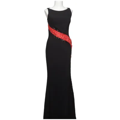 Robe de soirée (Noir, Rouge) de Odrella Élasthane, Polyester