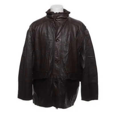 Leren jack (Bruin) van Trapper Leer, Polyester