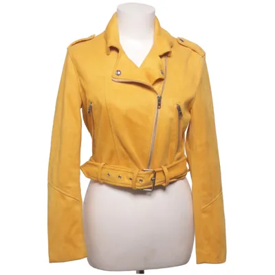 Biker jacket (Yellow) from Bershka_BSKGIRL