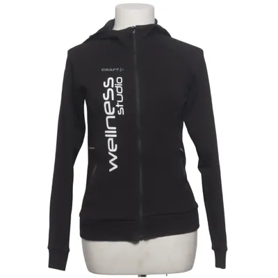 Hoodie (Black) from Craft Cotton, Elastane, Polyester