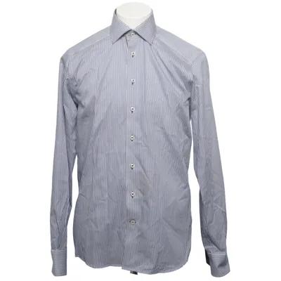 Shirt (Blue, White) from J. Harvest & Frost Cotton