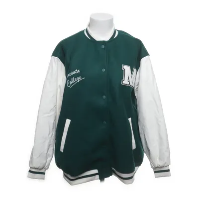 Collegejacka (Grön, Vit) från Divided by H&M Polyester, Polyuretan, Viskos