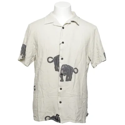 Short sleeve shirt (Beige, Black) from Thrills Linen, Viscose
