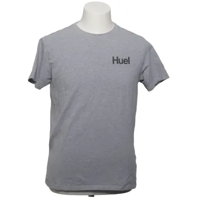 T-shirt (Grijs) van Huel Katoen, Elastaan, Viscose