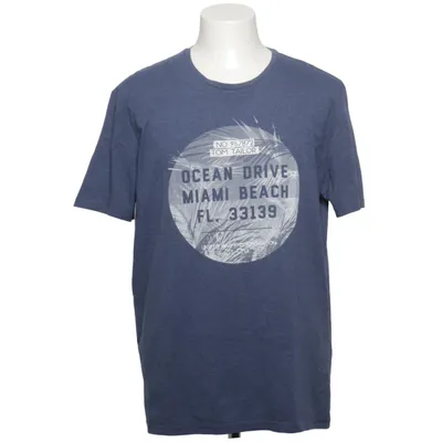 T-shirt (Blauw) van Tom Tailor Katoen, Polyester