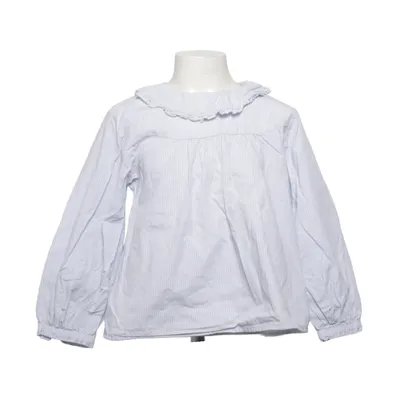 Blouse (Blue, White) from Gauhar Helsinki Cotton