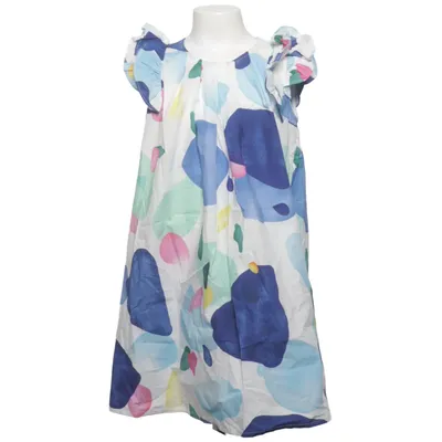 Dress (White, Multicolored) from Ask Cotton