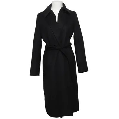 Coat (Black) from MaxMara Studio Viscose, Wool