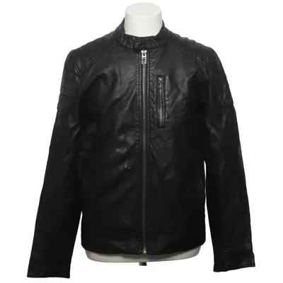 Jacket (Black) from Black Rivet Polyester, Polyurethane, Viscose