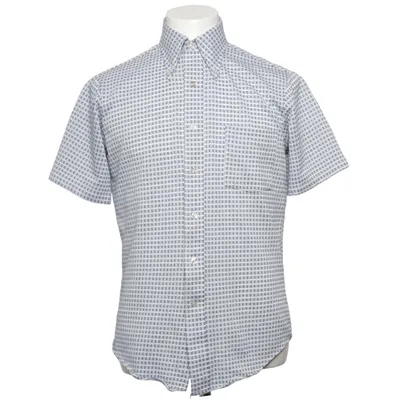 Kortærmet skjorte (Blå, Hvid) fra JCPenney Polyester