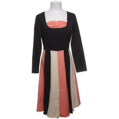 Kjole (Sort, Beige, Orange) fra TopMelon Polyamid, Polyester