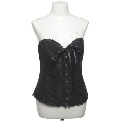Corset (Black) from Vaacodor Cotton, Elastane, Polyester