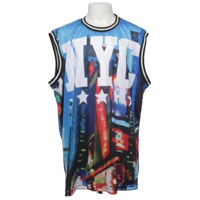 Basketlinne (Blå, Flerfärgad) från Mywear Young Polyester