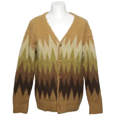 Cardigan (Jaune, Marron, Multicolore) de Needles Mohair, Polyamide, Laine