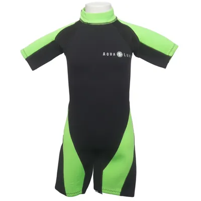 Våddragt (Sort, Grøn) fra AquaLung Nylon
