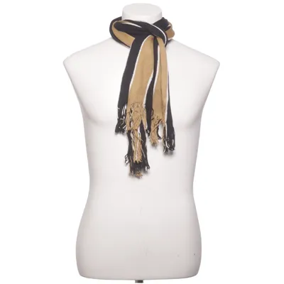 Écharpe (Noir, Jaune, Blanc) de AIK Soie