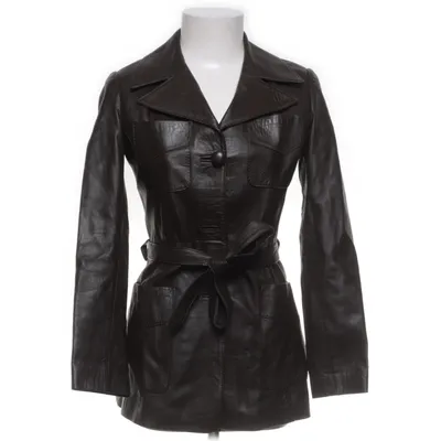 Läderkavaj (Brun) från Algan