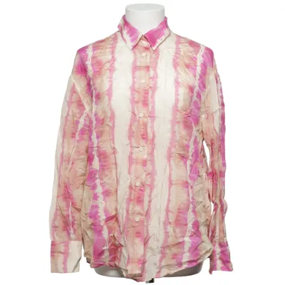 Skjorte (Pink, Beige) fra Allsaints Bomuld, Viscose