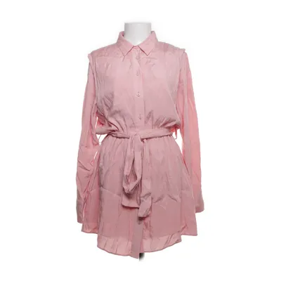 Skjortklänning (Rosa) från Dilvin Basic Lyocell, Polyester, Ull, Viskos
