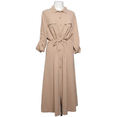 Blousejurk (Beige) Elastaan, Viscose