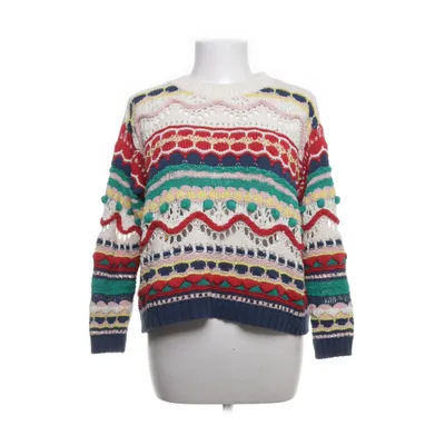 Sweater (White, Multicolored) from Mango Casual Cotton, Acrylic, Polyester