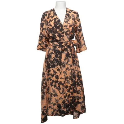 Wrap dress (Orange, Black) from InWear Cotton, Nylon, Viscose