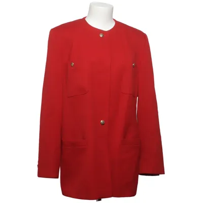 Blazer (Rouge) de Jobis Viscose, Laine