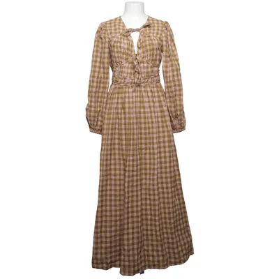 Långklänning (Rosa, Grön) från Reclaimed Vintage