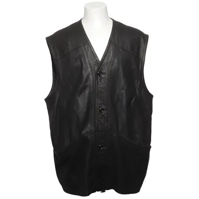 Leather vest (Black) Leather
