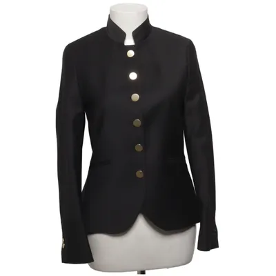 Blazer (Noir) de Cavaliere Femme Polyamide, Laine