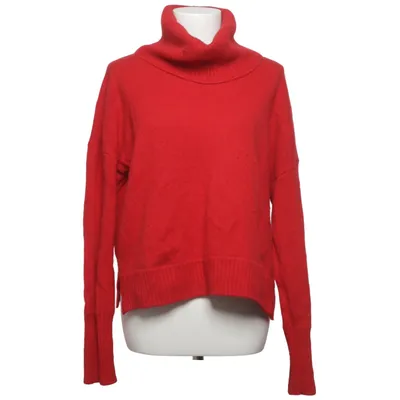 Rollkragenpullover (Rot) von Rachel Zoe Kaschmir, Merinowolle