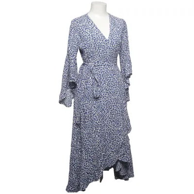 Wrap dress (Blue, White) from Pure Female Viscose