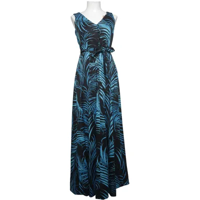 Maxi dress (Blue, Black, Multicolored) from Exquisite Polyester