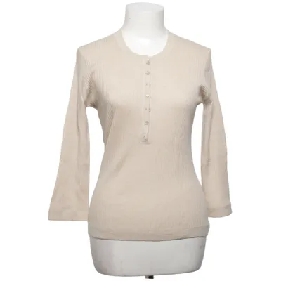 Henley T-shirt (Beige) fra René Lezard Kashmir, Silke, Uld