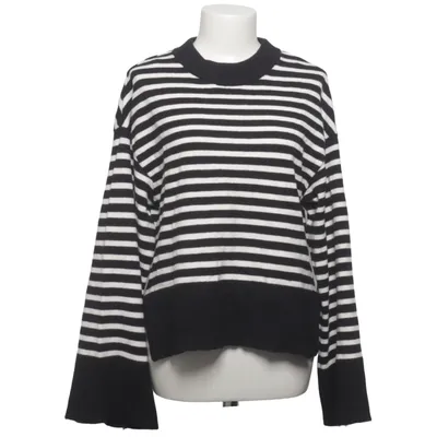 Sweater (Black, White) from Gina Tricot Polyamide, Polyester, Viscose