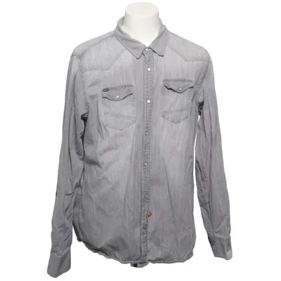 Denim shirt (Gray) from MZGZ Brand Cotton