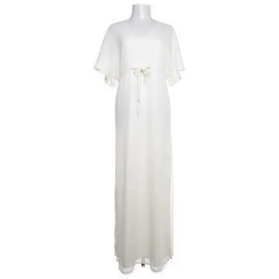 Robe longue (Blanc, Or) de Dry Lake Polyester, Élasthane