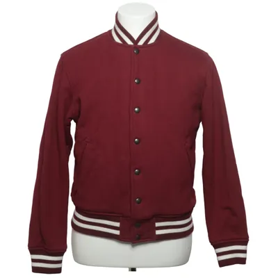 Veste universitaire (Rouge, Blanc) de American Apparel Acrylique, Coton, Polyester