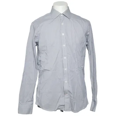 Shirt (Slim Fit) van Dressmann Katoen, Elastaan, Polyamide