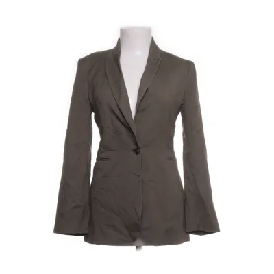 Blazer (Vert) de H&M Viscose, Lin, Polyester