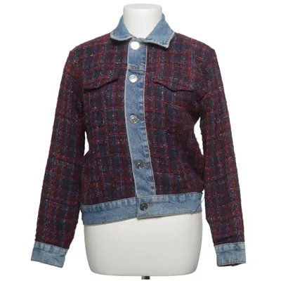 Jeansjacka (Blå, Röd, Flerfärgad) från Sandro Akryl, Bomull, Metallfiber, Polyester, Viskos, Ull