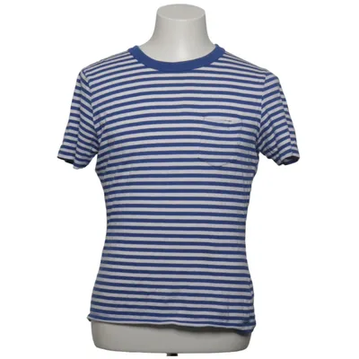 T-shirt (Blå, Vit) från POP England Bomull