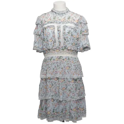 Dress (Blue, Multicolored) from By Malina Polyester, Viscose
