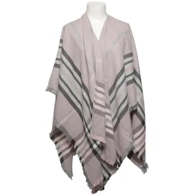 Poncho (Beige, Pink, Sort) fra Reken Maar Akryl