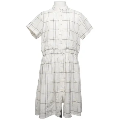 Dress (White, Yellow) from Mini Mignon Cotton, Polyester, Viscose