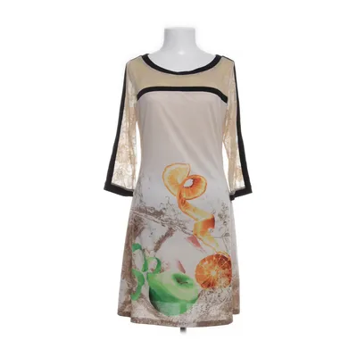 Jurk (Beige, Wit, Geel, Meerkleurig) van MXQ Polyester, Elastaan