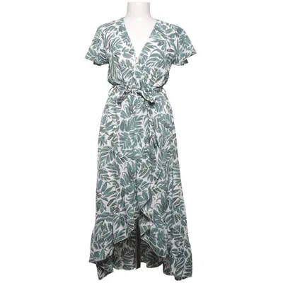 Omlottklänning (Grön, Vit) från Tenki Polyester